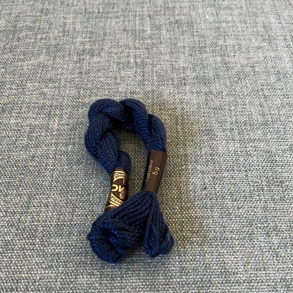Blue Needlepoint Thread Yarn